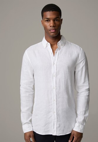 STRELLSON Regular fit Button Up Shirt in White: front
