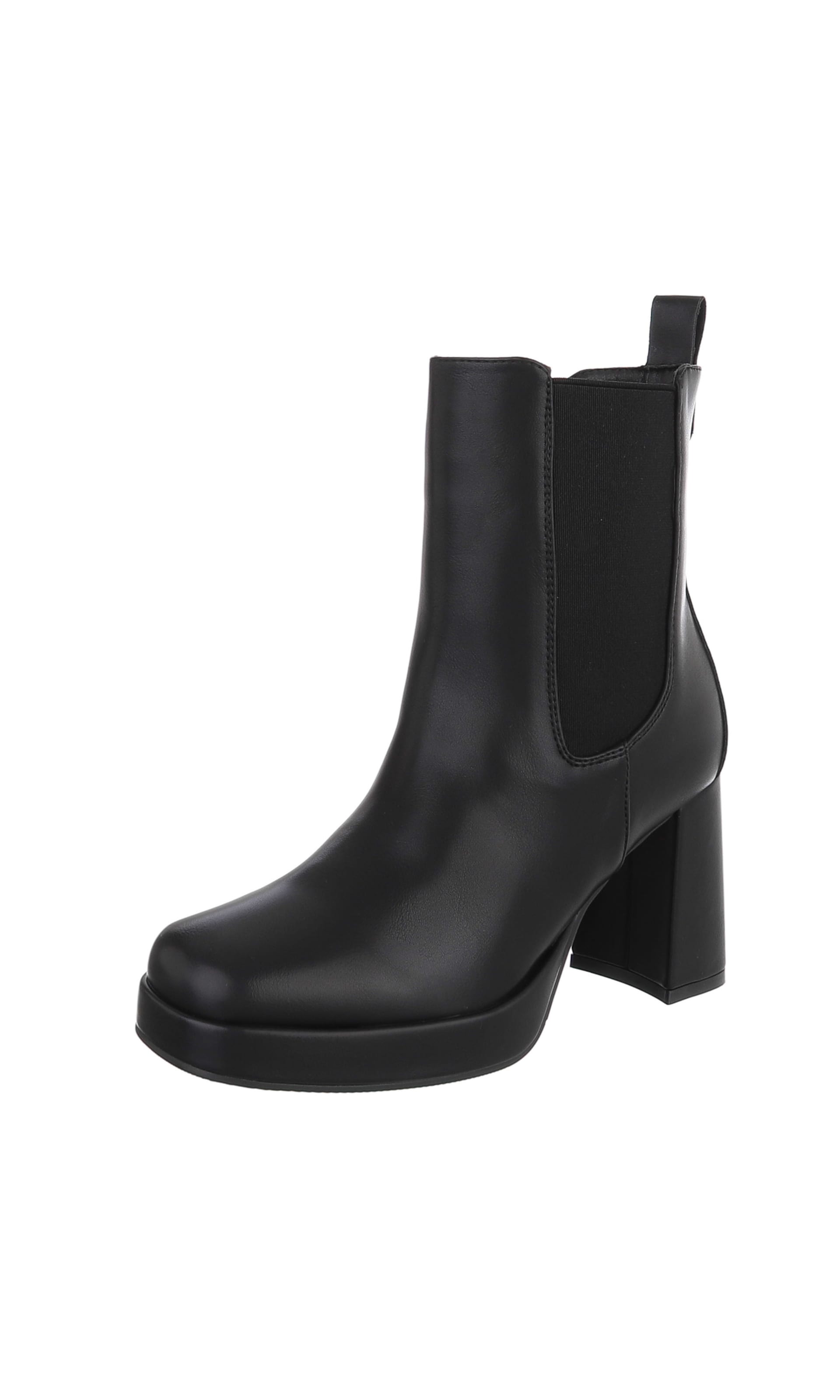 Ital-Design Stiefelette in 36 in schwarz, Produktansicht
