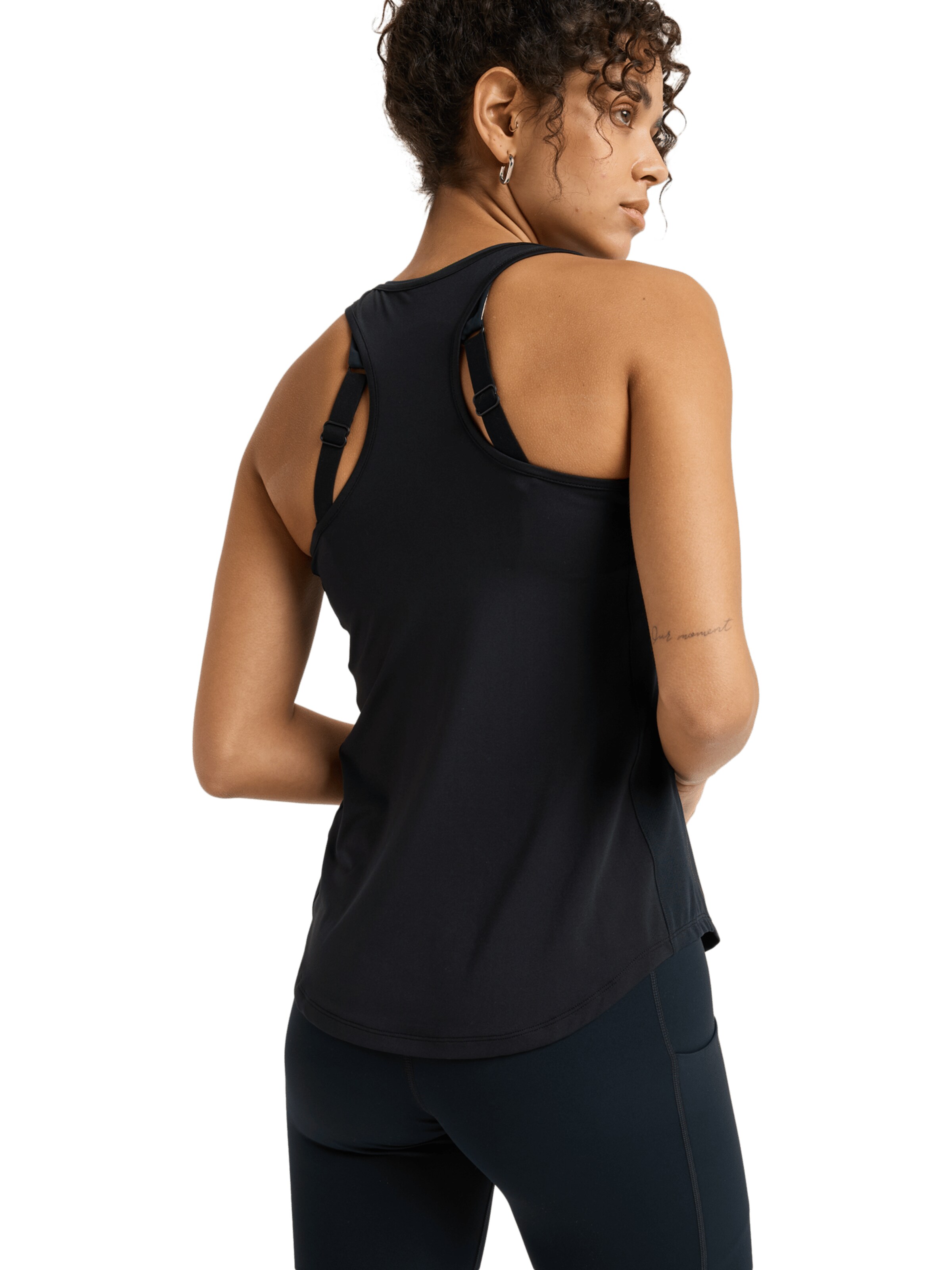 ROXY Sporttop 'Bold Moves 2.0' in Schwarz