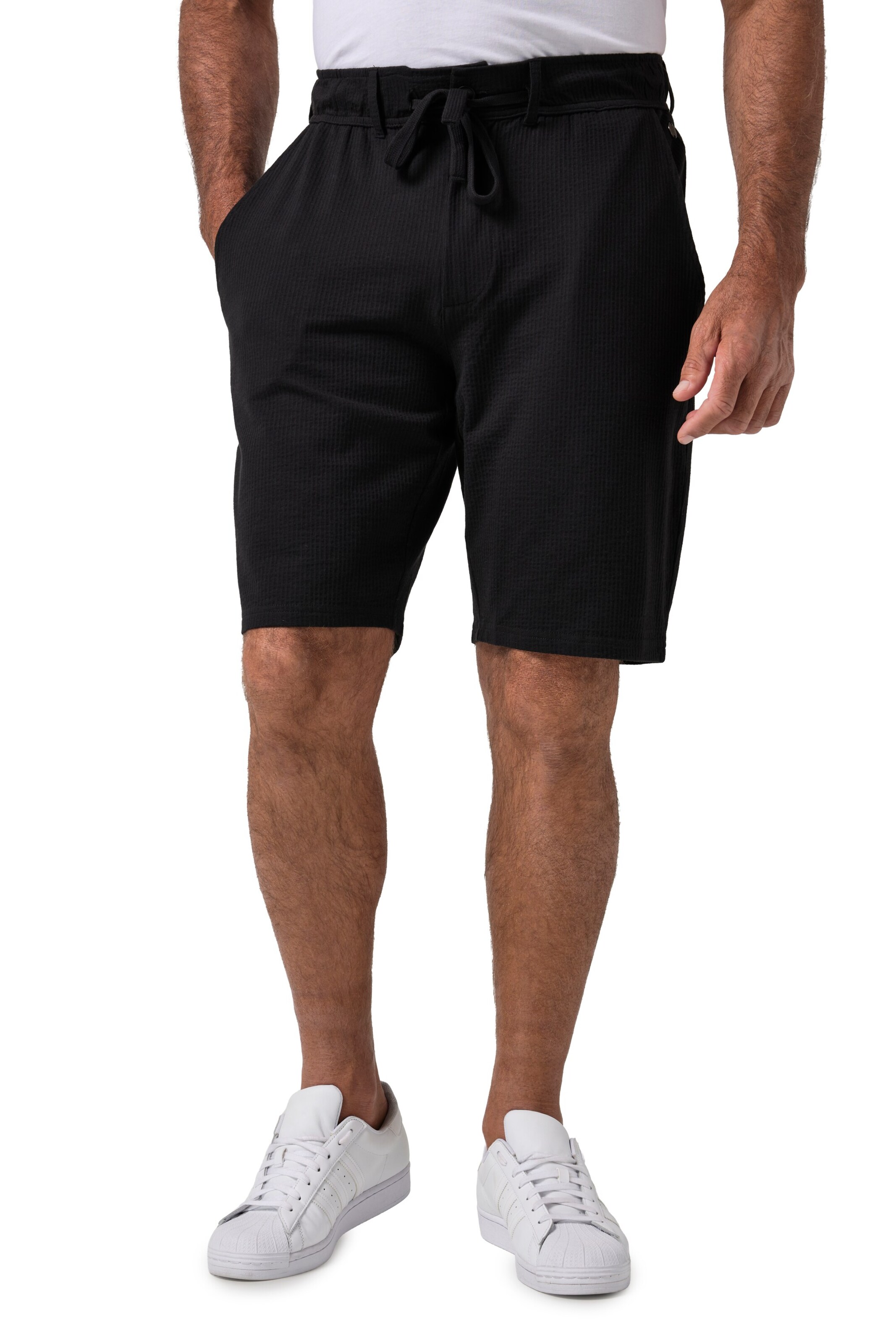 JP1880 Loosefit Hose in Schwarz: Vorderseite
