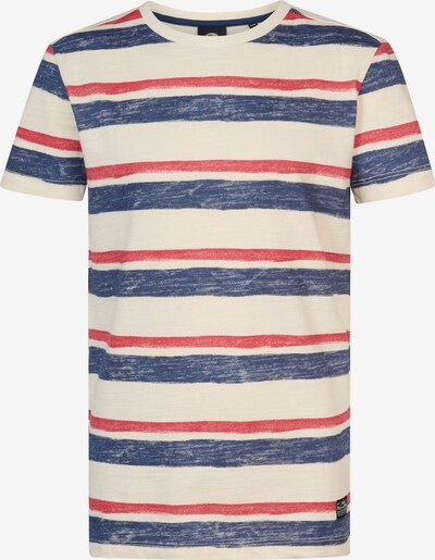 Petrol Industries T-Shirt 'Seaventure' in dunkelblau / rosa / weiß, Produktansicht