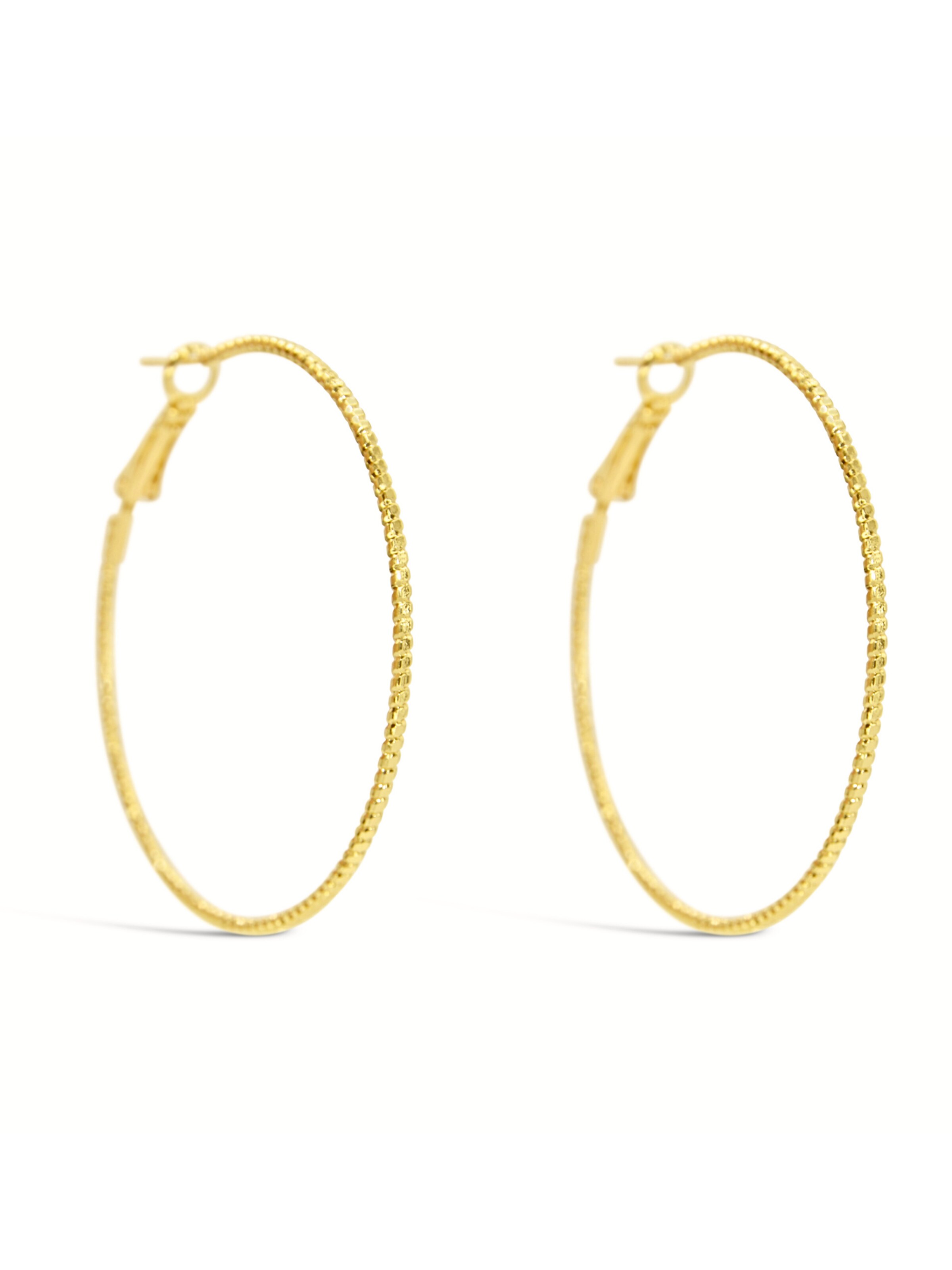 ARS-ARGENTI Ohrringe 'SEOUL GLOW HOOPS - gold'‌‌‌‌‌‌‌ in Gold: Vorderseite