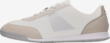 BOSS Ниски маратонки 'Nitan' в бяло: отпред