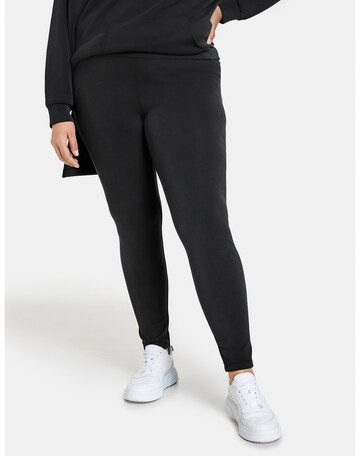 SAMOON Skinny Leggings 'Radler' in Zwart