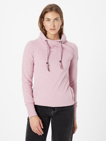 Sweat-shirt 'NESKA' Ragwear en rose : devant