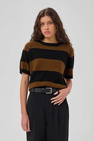 My Essential Wardrobe Pullover 'Jola' in Braun: Vorderseite
