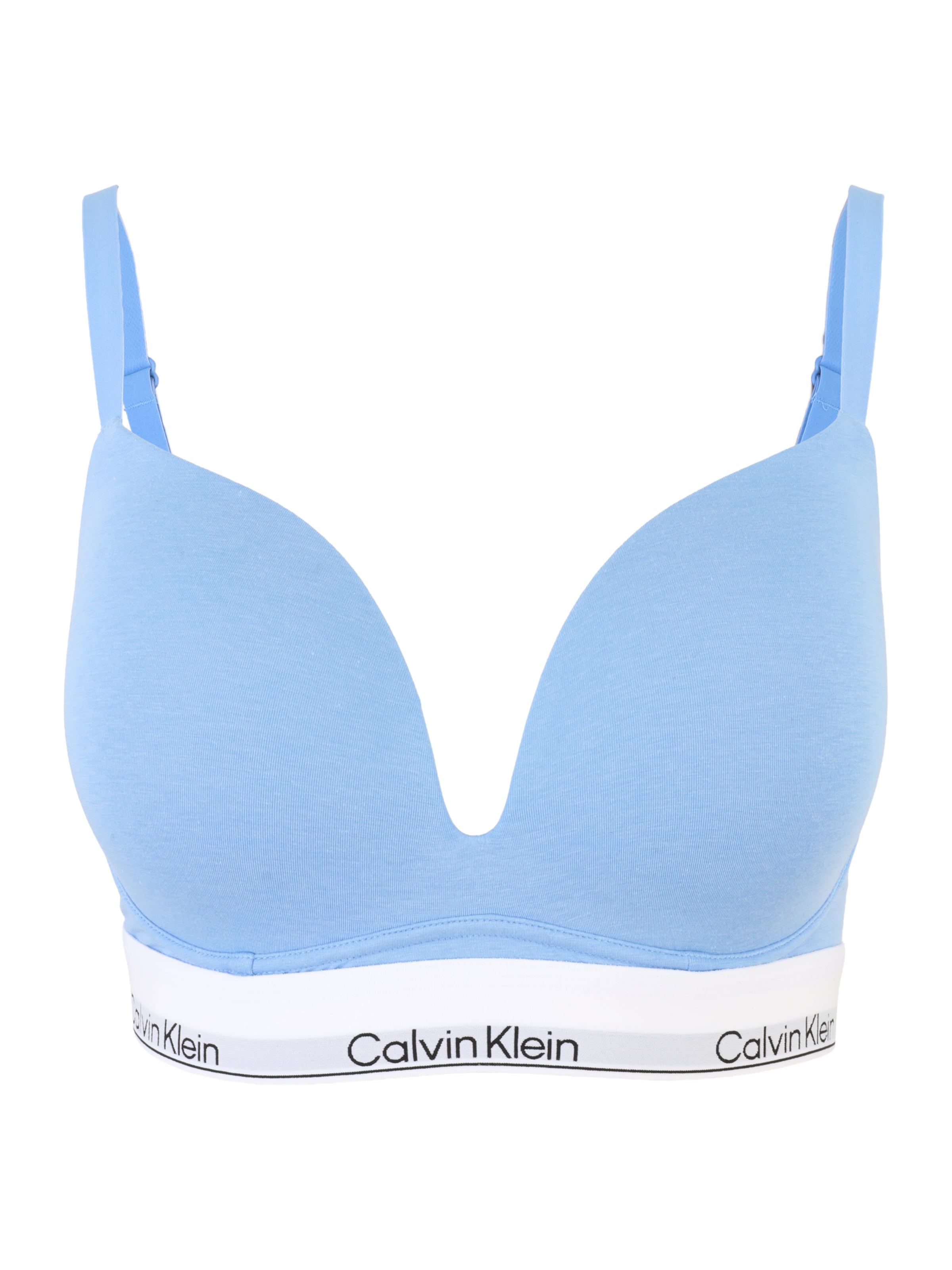 Calvin Klein Underwear Push-up Bra in Blue: front