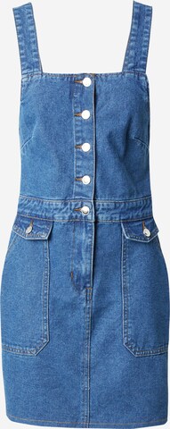 Dorothy Perkins Laclová sukně 'Pinny' – modrá: přední strana