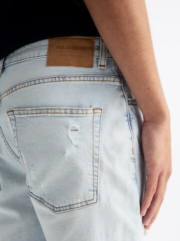 Pull&Bear Regular Jeans in Blauw