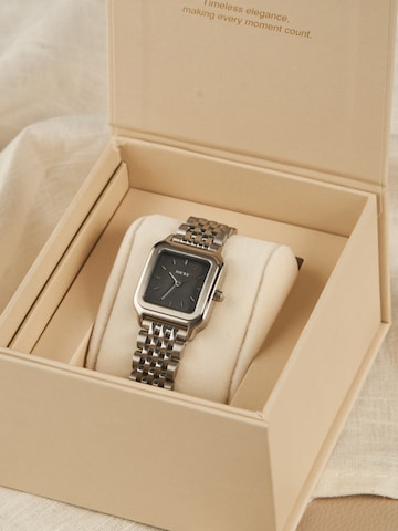 BURKER WatchesAnalogni sat 'Macy Silver Black' - srebro boja