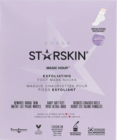 StarSkin Foot Care 'Magic Hour Exfoliating Foot Mask Socks' in White, Item view