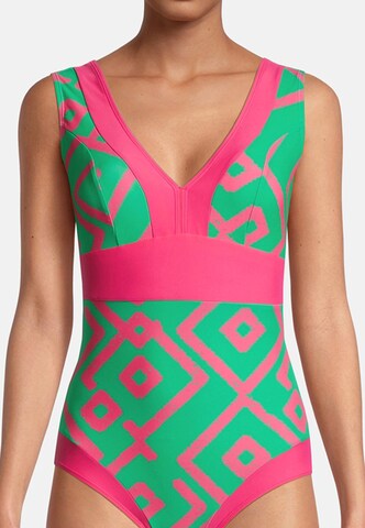 BECO the world of aquasports Swimsuit 'Inka Graphic' in Pink