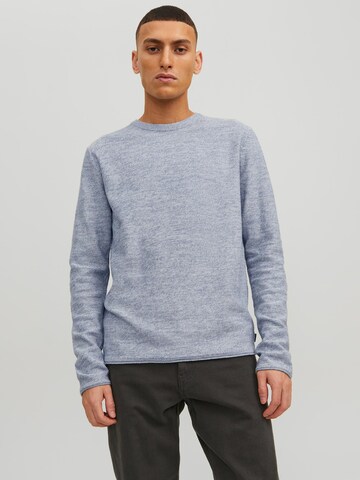 JACK & JONES Sweter 'Summer' w kolorze niebieski: przód