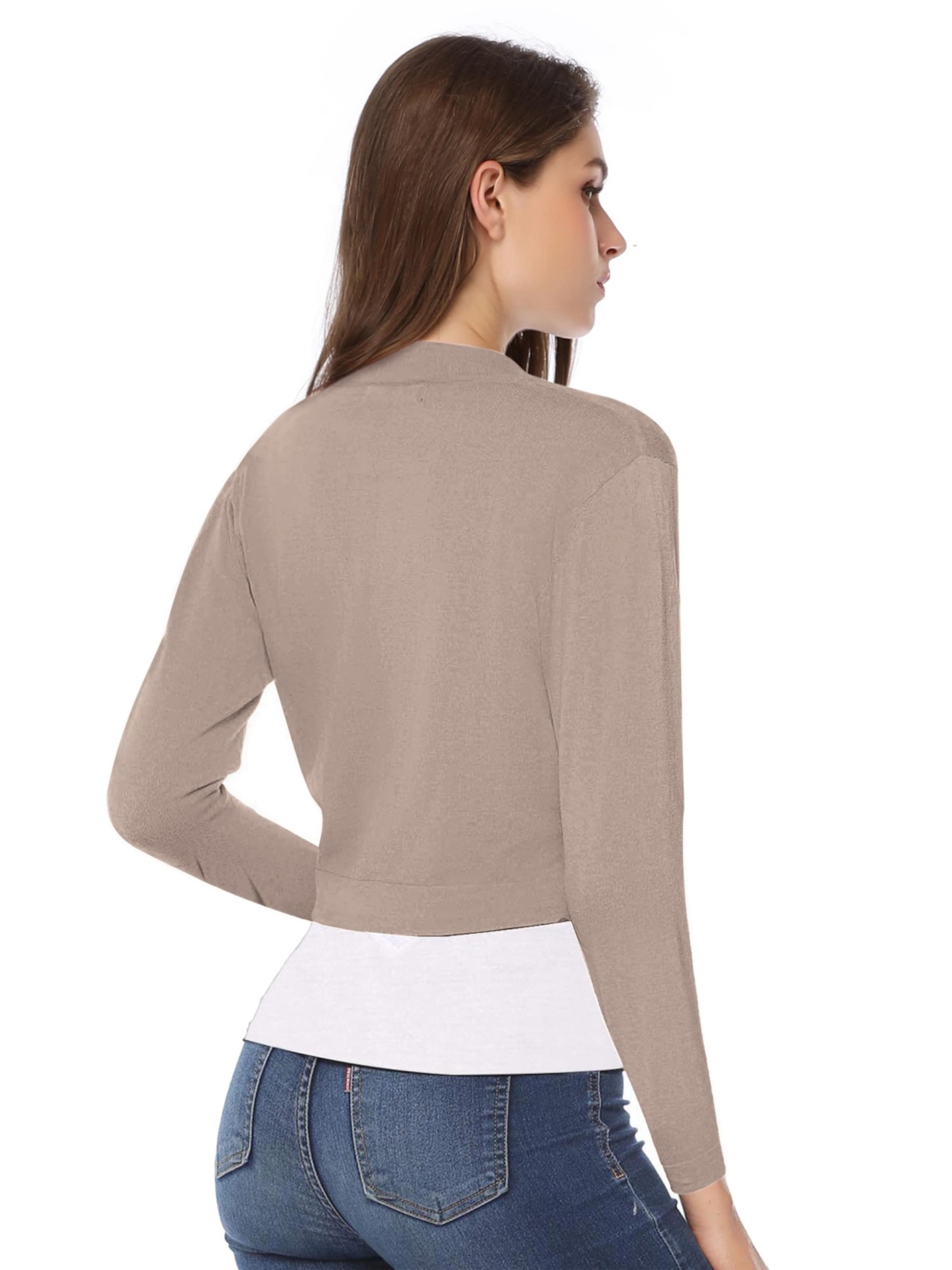 Yesfashion Strickjacke‌ in khaki, Produktansicht