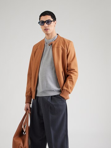 Maze Between-season jacket in Brown: front