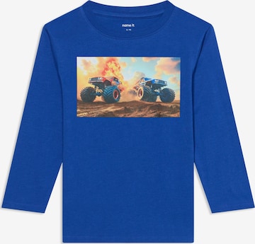 NAME IT Shirts 'NMMVOTO' i blå: forside