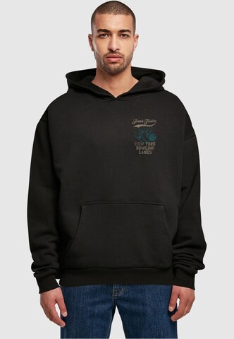 Merchcode Sweatshirt 'Park Fields - New York Lanes' in Black: front