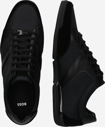 BOSS Black Sneakers low 'Saturn' i svart