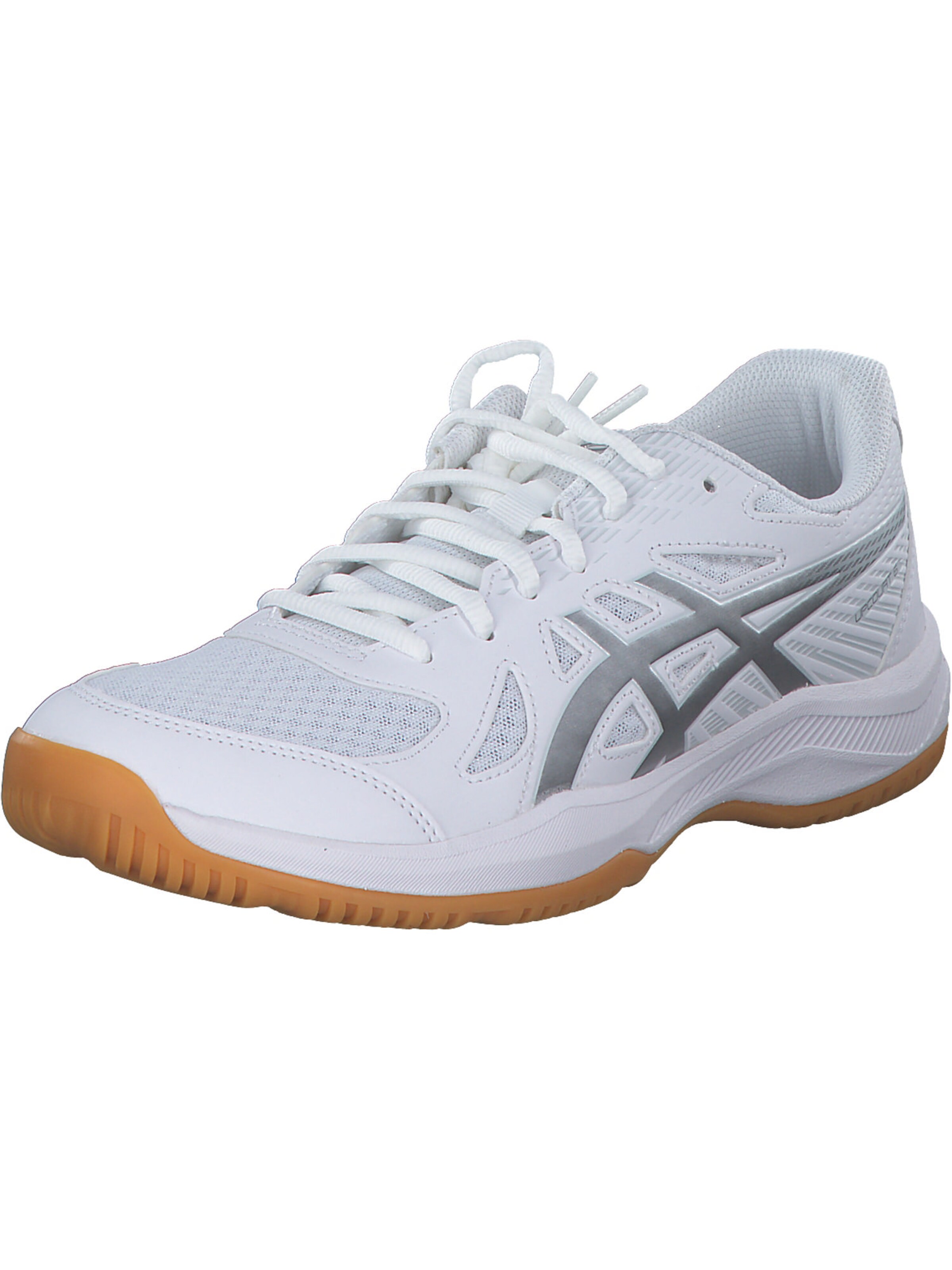 ASICS Athletic Shoes 'Upcourt 6' in White: front