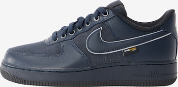 mėlyna Nike Sportswear Sportbačiai be auliuko 'Air Force 1 '07 LV8': priekis
