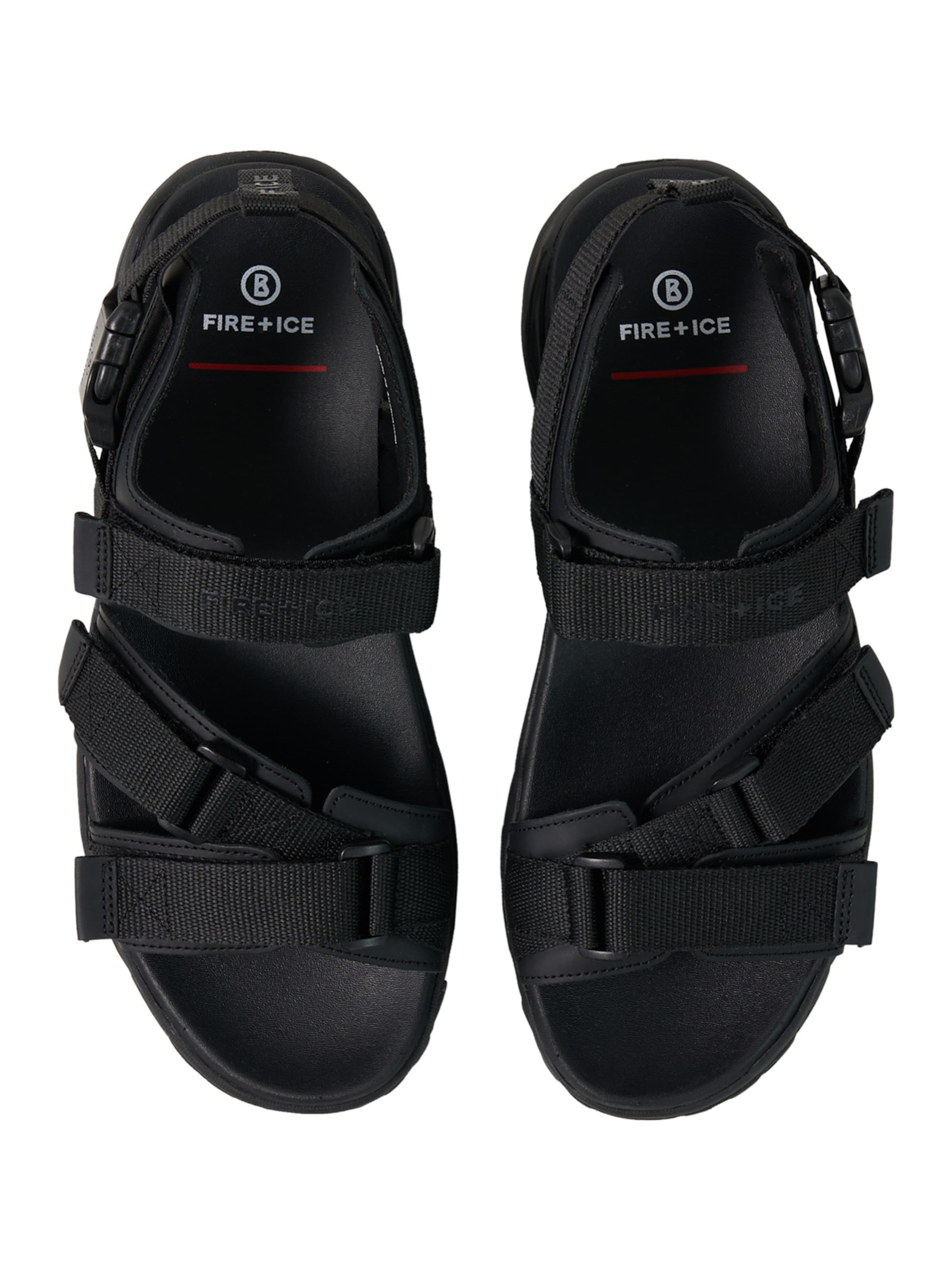 Bogner Fire + Ice Sandals 'Lake' in Black
