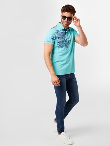 CAMP DAVID Poloshirt in Blau