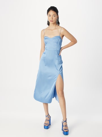 Abercrombie & Fitch Sukienka koktajlowa w kolorze niebieski: przód