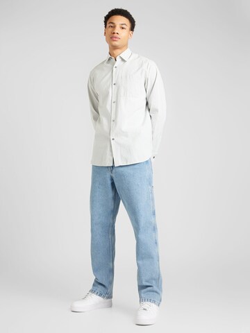 Coupe regular Chemise 'PHOENIX' JACK & JONES en gris