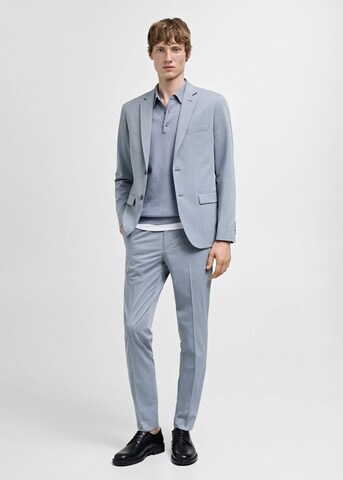 MANGO MAN Slim fit Business blazer 'Paris' in Blue