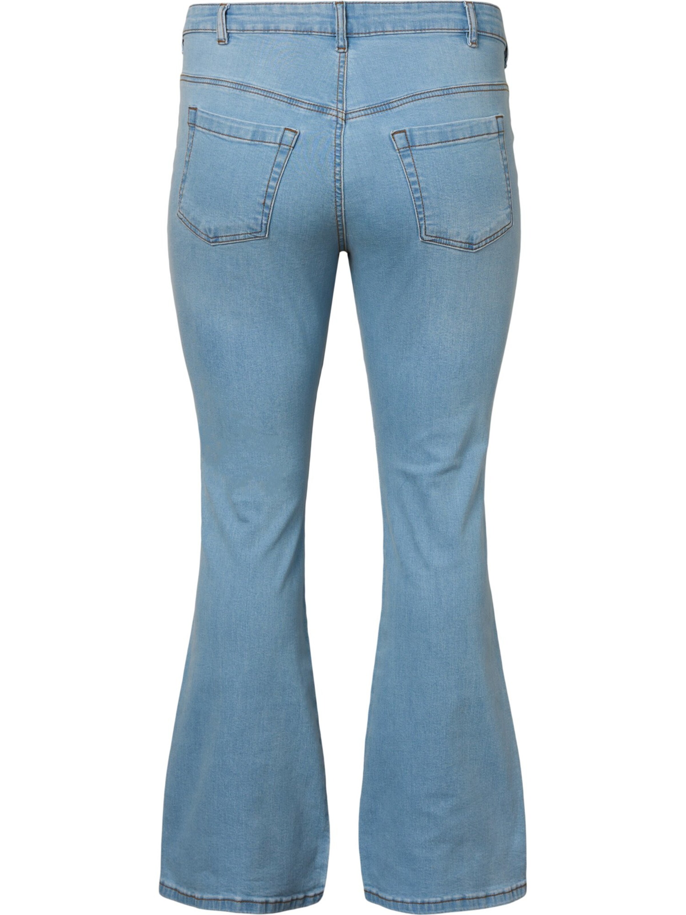 Zizzi Boot cut Jeans 'Ellen' in Blue
