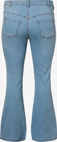 Zizzi Bootcut Jeans 'Ellen' in Blau