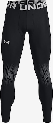 UNDER ARMOUR Workout Pants in Black: front