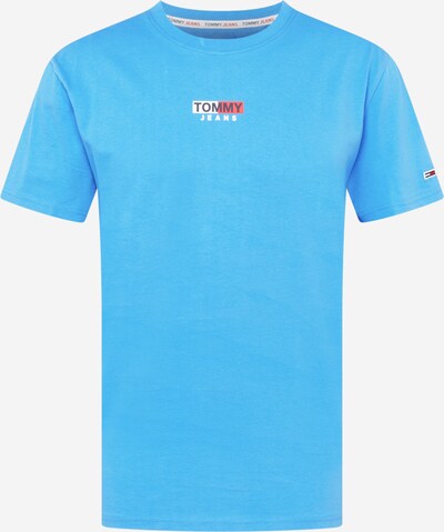 Tommy Jeans Camiseta en azul claro / rojizo / blanco, Vista del producto