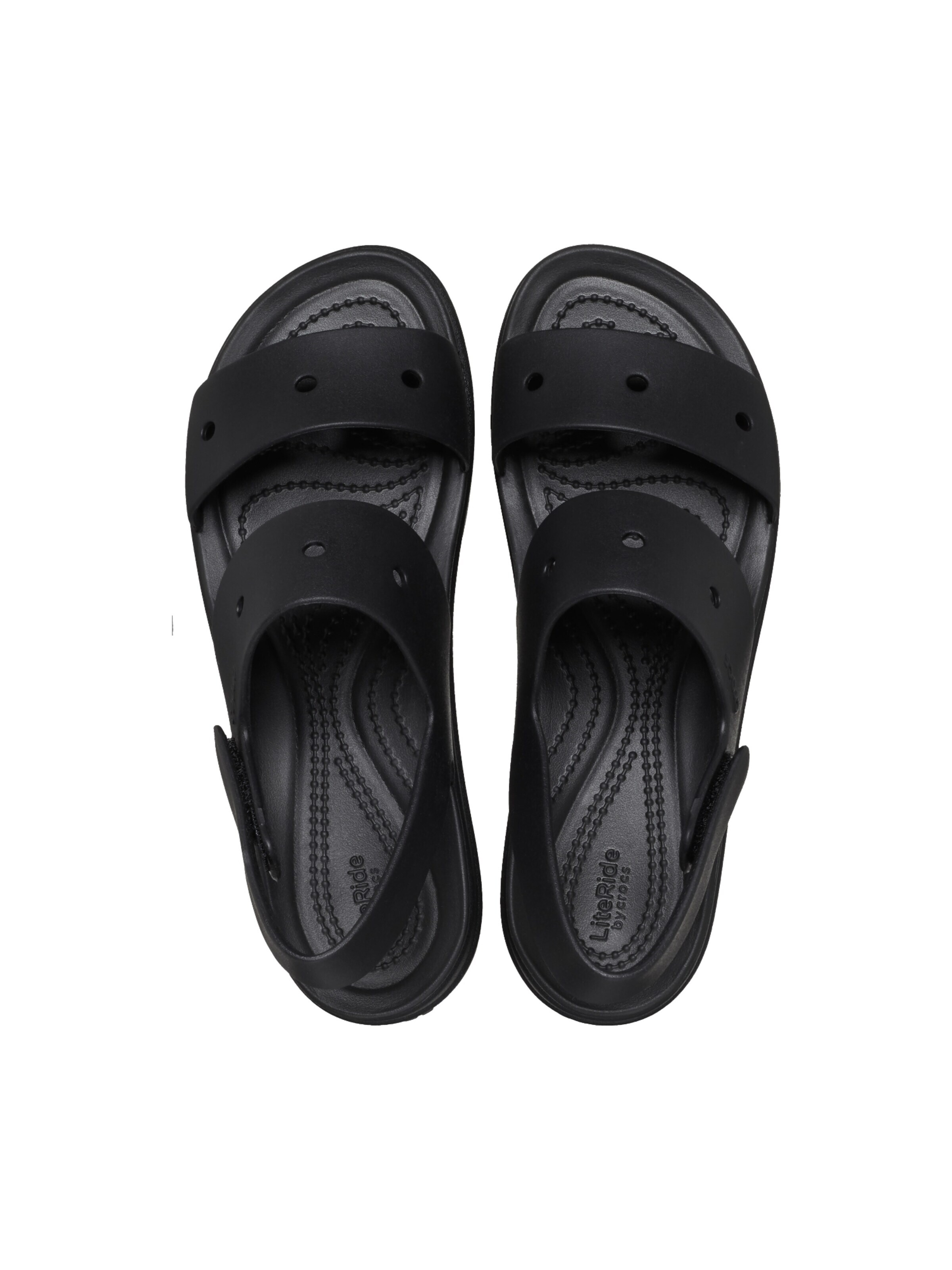 Sandales 'Brooklyn-Sandalen mit Klettverschluss' Crocs en noir