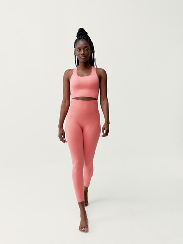 Born Living Yoga Skinny Workout Pants 'Ambra' in Pink