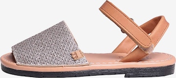 sidabrinė Toni Pons Sandalai 'COVA': priekis