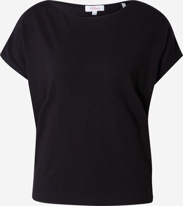 T-shirt s.Oliver en noir : devant