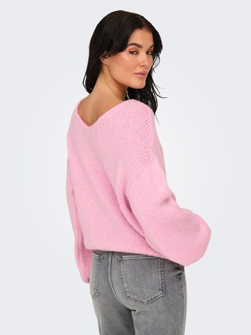 JDY Sweater 'JDYDinea' in Red