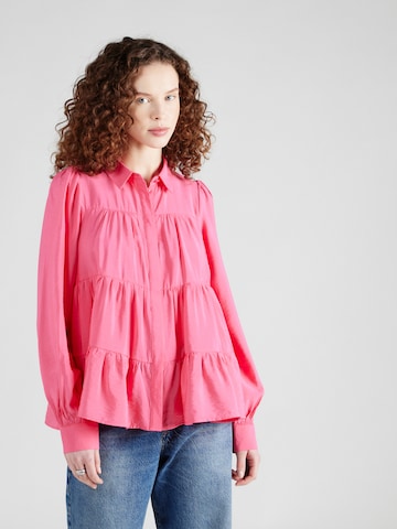 Camicia da donna 'PALA' di Y.A.S in rosa: frontale