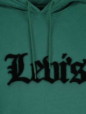 Levi's® Big & Tall Sweatshirt 'Relaxed Graphic Hoodie' i grön