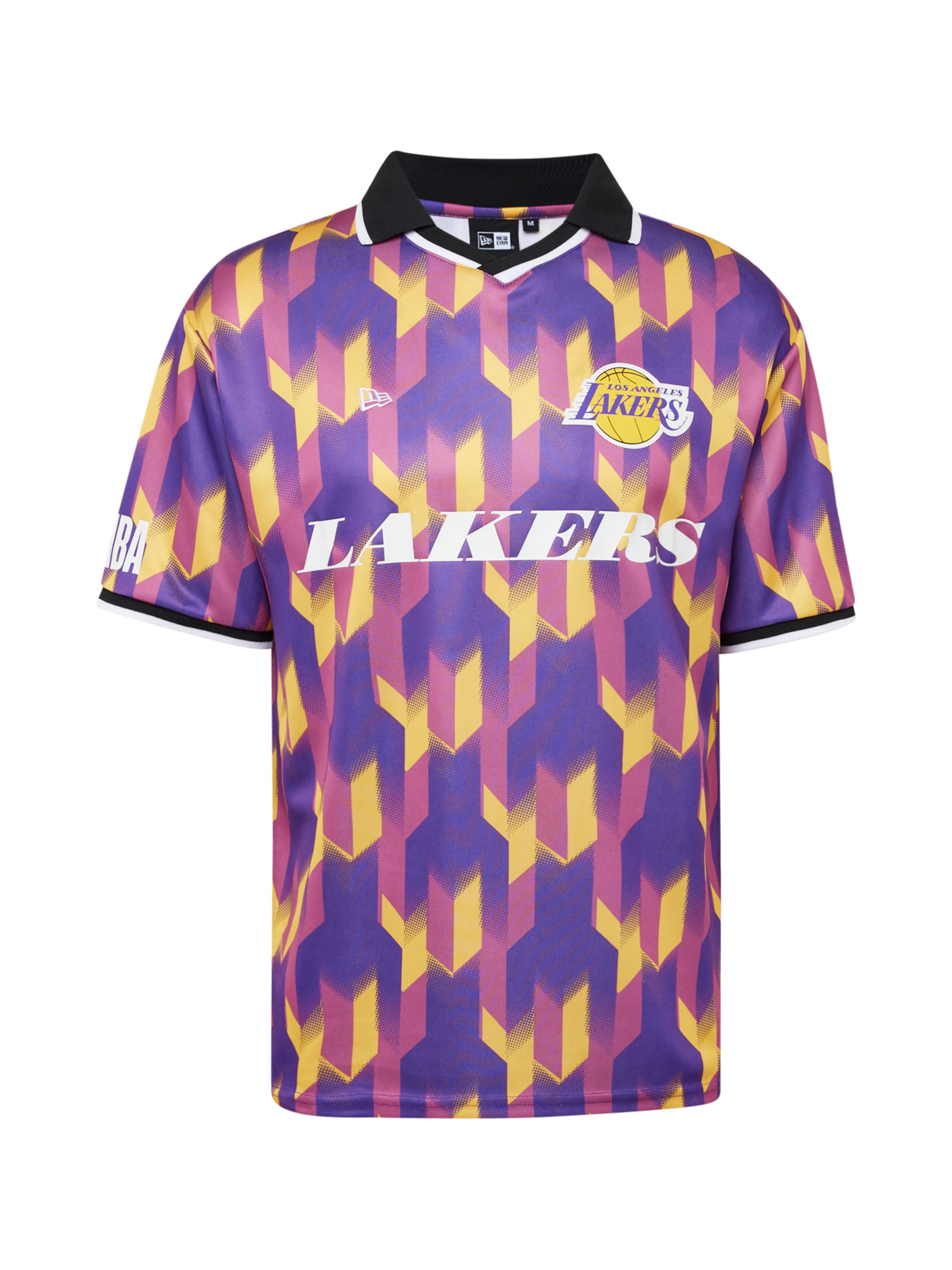 NEW ERA T-Shirt 'NBA Soccer LosLak' in Lila: Vorderseite