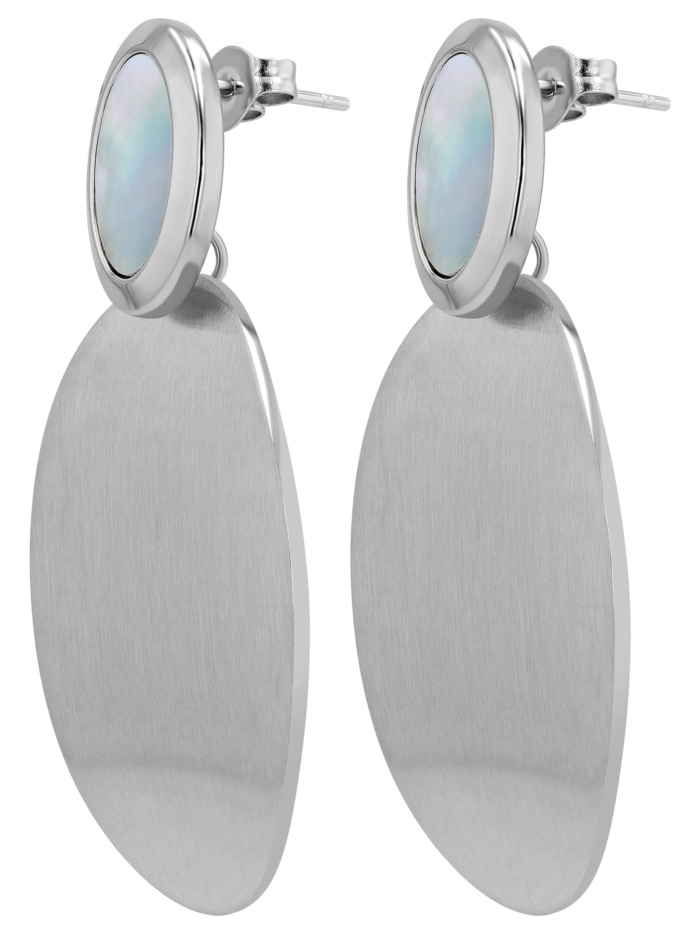 Akzent Earrings 'Valborga, langlebig' in Silver