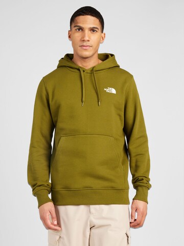 Sweat-shirt THE NORTH FACE en vert : devant