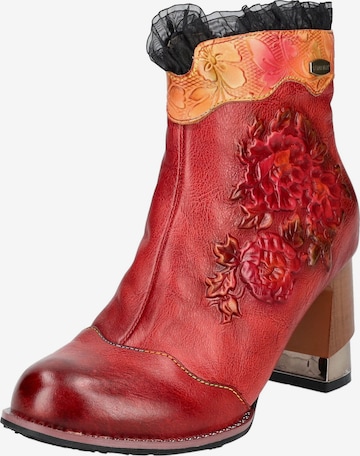 Laura Vita Stiefelette in Rot: Vorderseite