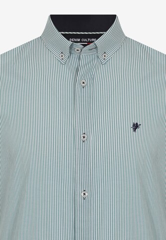 DENIM CULTURE - Regular Fit Camisa ' TIM ' em verde