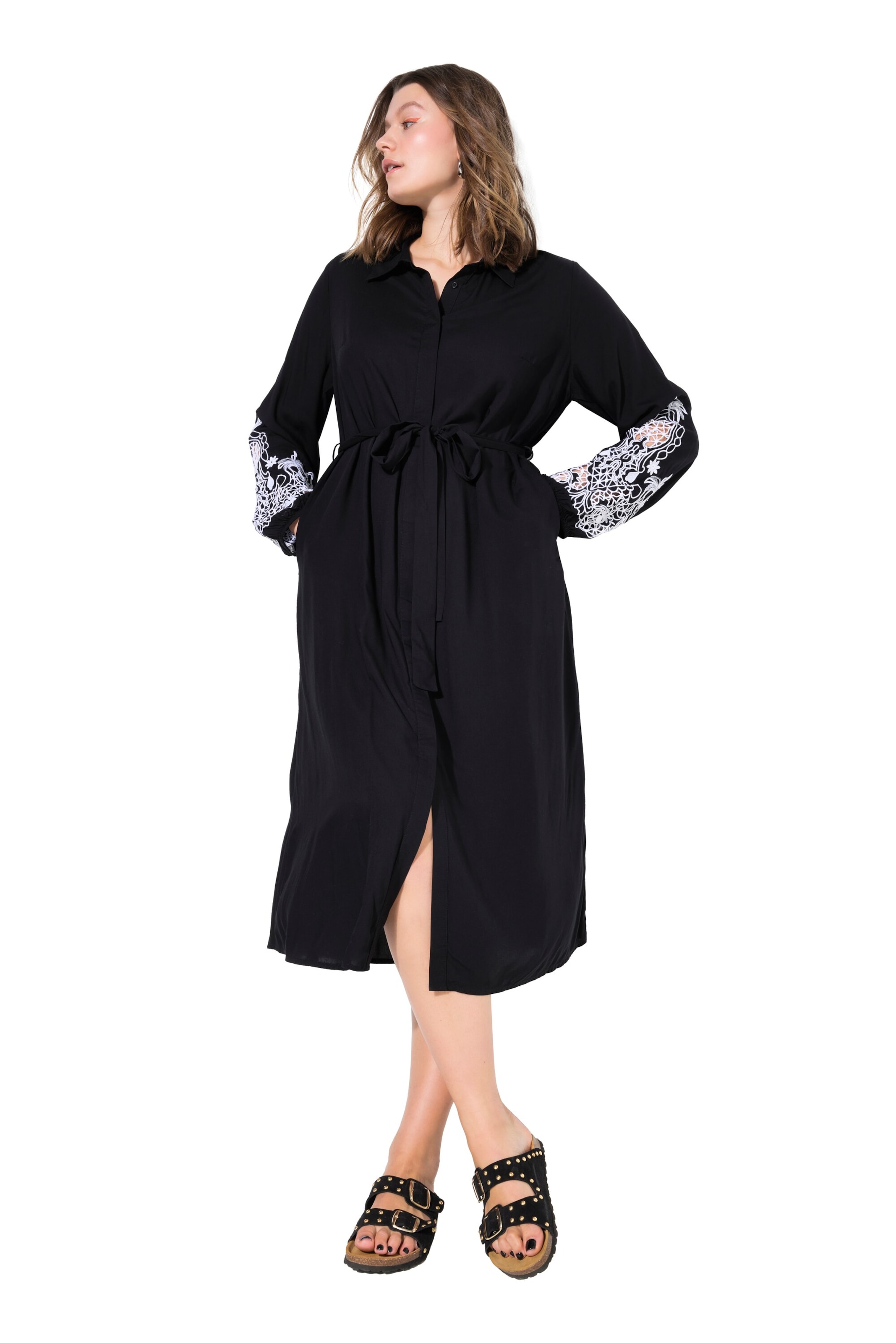 Studio Untold Kleid in Schwarz: Vorderseite