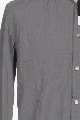 BOSS Green Button Up Shirt in L in Grey
