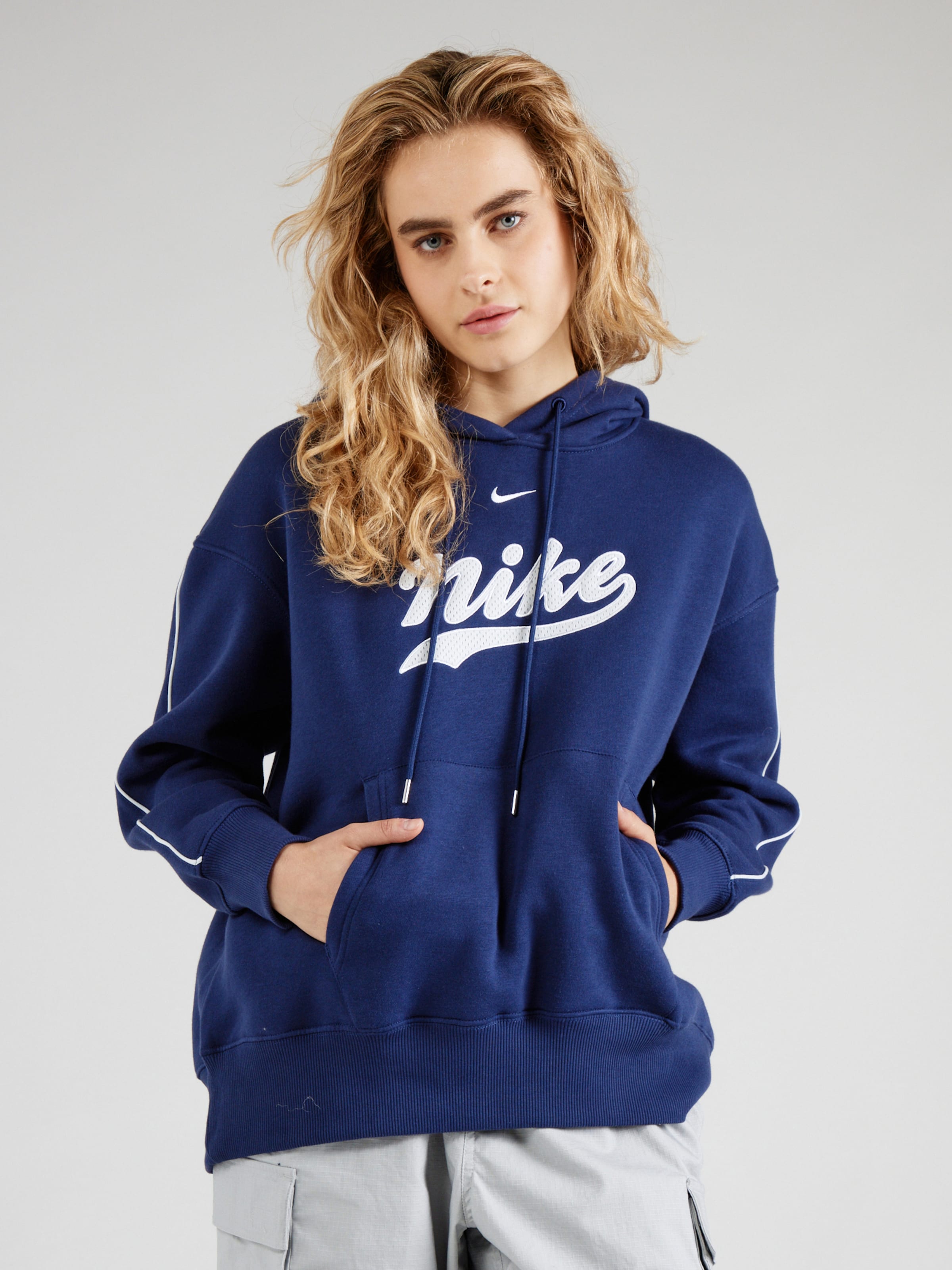 Nike Sportswear Sweatshirt PHNX FLC in Dark Blue ABOUT YOU