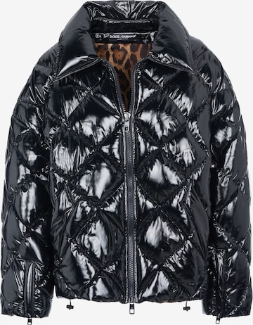 DOLCE & GABBANAZimska jakna 'Dolce & Gabbana Jacke' - crna boja: prednji dio