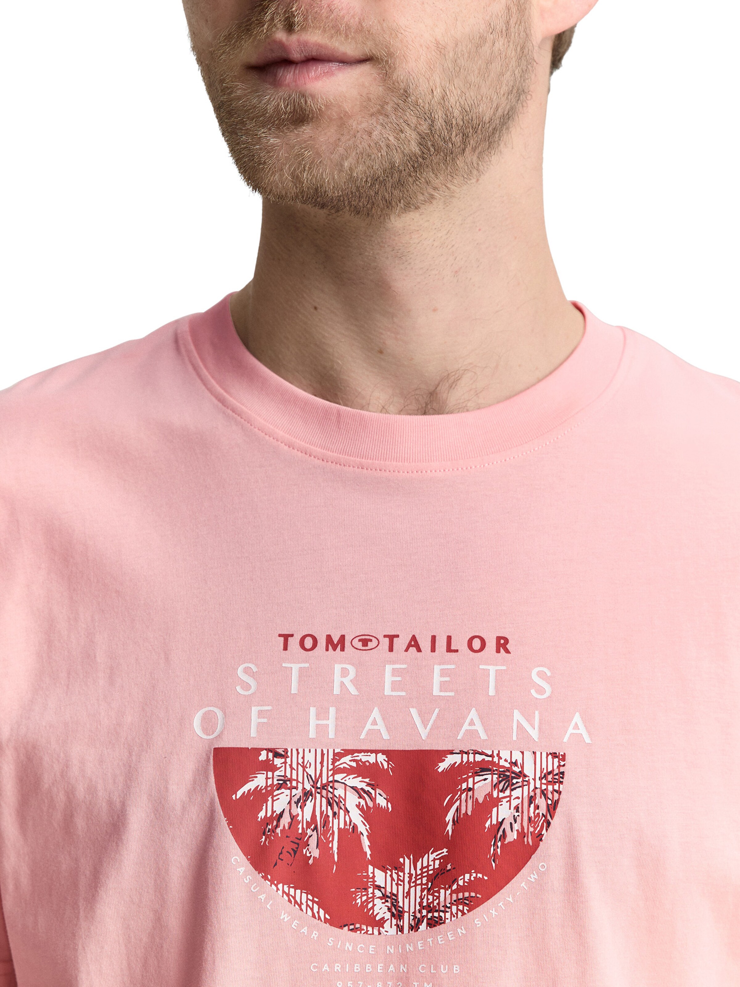 TOM TAILOR Koszulka w kolorze różowy